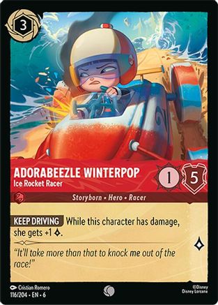 Image of Adorabeezle Winterpop - Ice Rocket Racer (116/204) - Azurite Sea