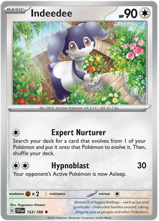Image of Indeedee 153/198  Deck Exclusives - Rare