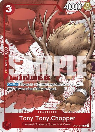 Image of Tony Tony.Chopper (Winner Pack 2024 Oct.-Dec.) (OP04-010) - One Piece Promotion Cards Foil