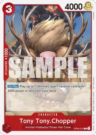 Image of Tony Tony.Chopper (Tournament Pack 2024 Oct.-Dec.) (OP04-010) - One Piece Promotion Cards