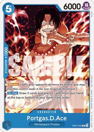 Image of Portgas.D.Ace (Tournament Pack 2024 Oct.-Dec.) (OP07-053) - One Piece Promotion Cards