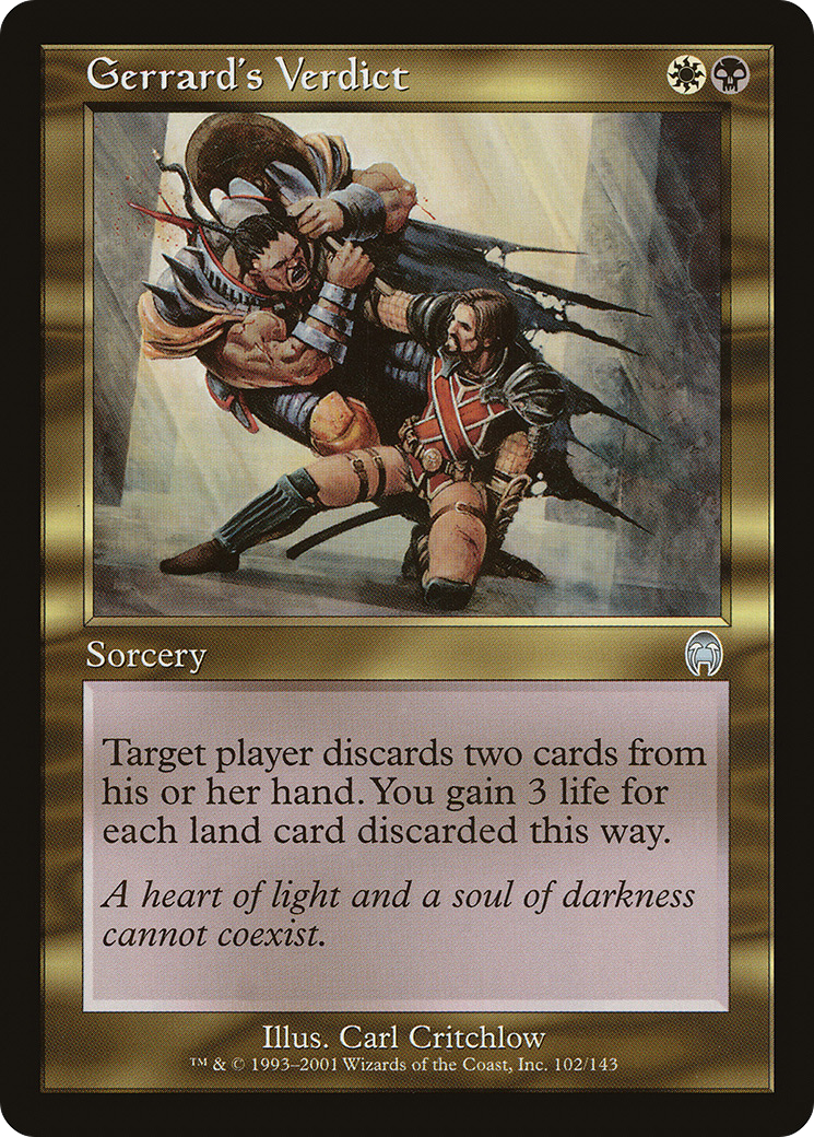 Image of Gerrard's Verdict (APC-102) - Apocalypse Foil