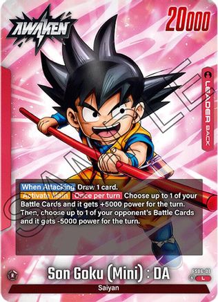 Image of Son Goku (Mini) : DA (FS06-01) - Starter Deck 6 Son Goku Mini Holofoil