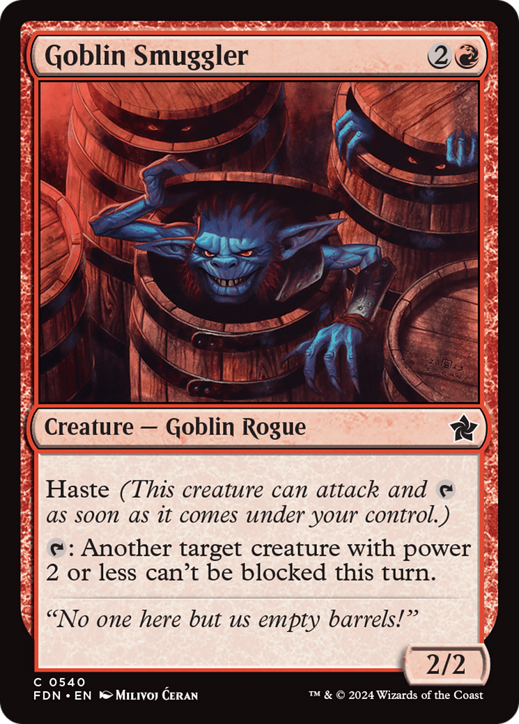 Image of Goblin Smuggler (FDN-540) - Foundations