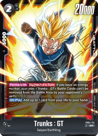 Image of Trunks : GT - FB04-114 (FB04-114) - Ultra Limit Holofoil