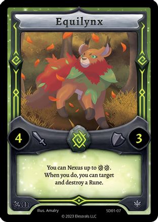 Image of Equilynx (SD01-07) - Centaurbor Starter Deck First Edition