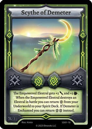 Image of Scythe of Demeter (SD01-18) - Centaurbor Starter Deck First Edition