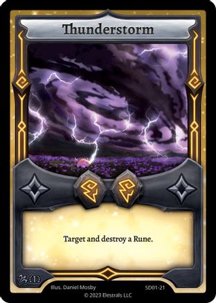 Image of Thunderstorm (SD01-21) - Centaurbor Starter Deck First Edition