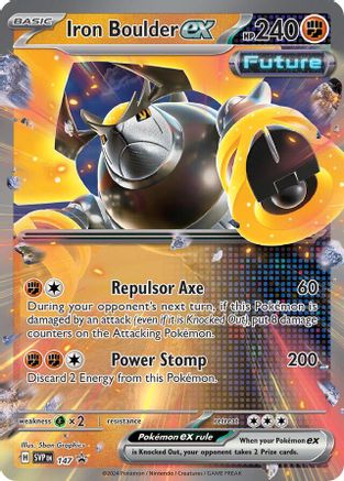 Image of Iron Boulder ex 147  - Holofoil SV Scarlet & Violet Promo Cards - Promo