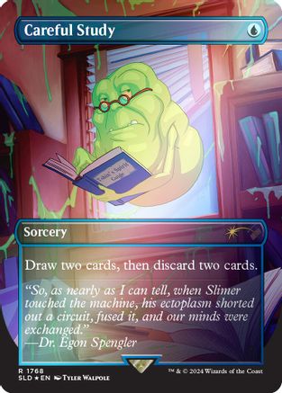 Image of Careful Study (Rainbow Foil) (SLD-1768) - Secret Lair Drop Series Foil
