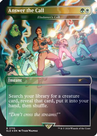 Image of Answer the Call - Eladamri's Call (Rainbow Foil) (SLD-1770) - Secret Lair Drop Series Foil