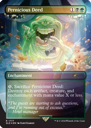 Image of Pernicious Deed (Rainbow Foil) (SLD-1777) - Secret Lair Drop Series Foil