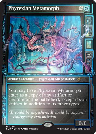 Image of Phyrexian Metamorph (Rainbow Foil) (SLD-1758) - Secret Lair Drop Series Foil