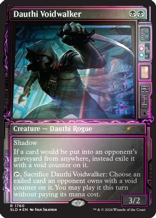 Image of Dauthi Voidwalker (Rainbow Foil) (SLD-1760) - Secret Lair Drop Series Foil