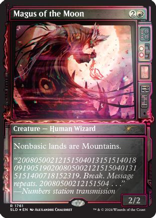 Image of Magus of the Moon (Rainbow Foil) (SLD-1761) - Secret Lair Drop Series Foil