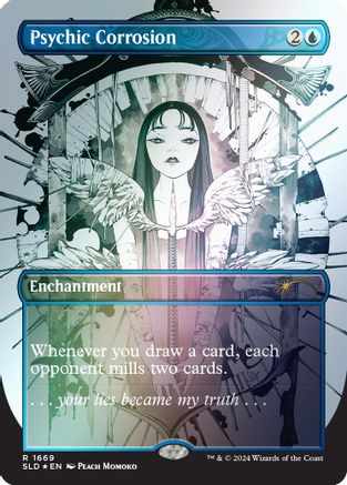Image of Psychic Corrosion (Rainbow Foil) (SLD-1669) - Secret Lair Drop Series Foil