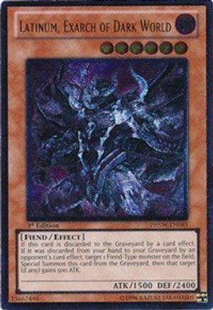 Image of Latinum, Exarch of Dark World (UTR) (PHSW-EN085) - Photon Shockwave Unlimited