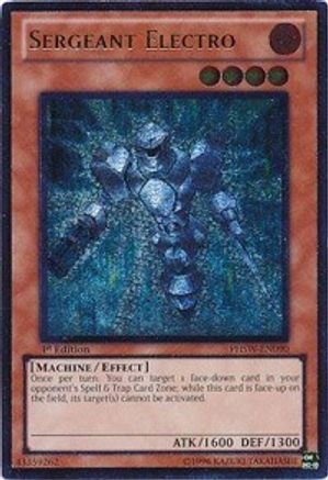 Image of Sergeant Electro (UTR) (PHSW-EN090) - Photon Shockwave 1st Edition