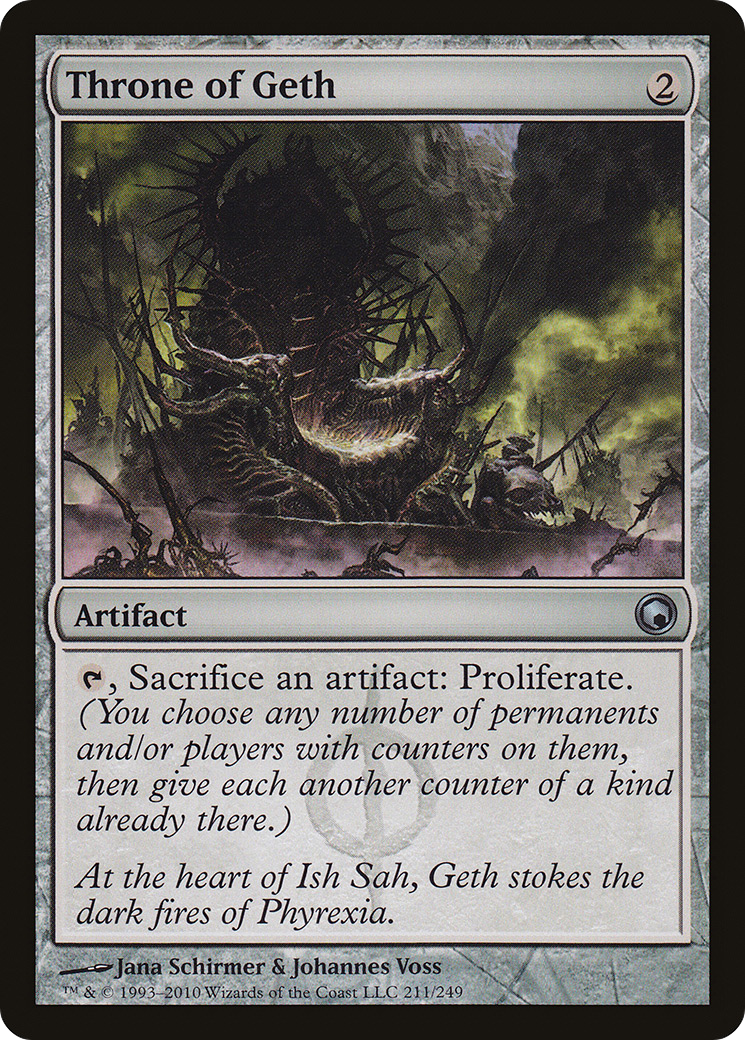 Image of Throne of Geth (SOM-211) - Scars of Mirrodin Foil