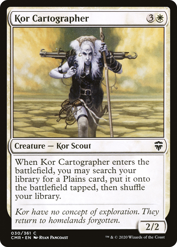 Image of Kor Cartographer (30) (CMR-030) - Commander Legends