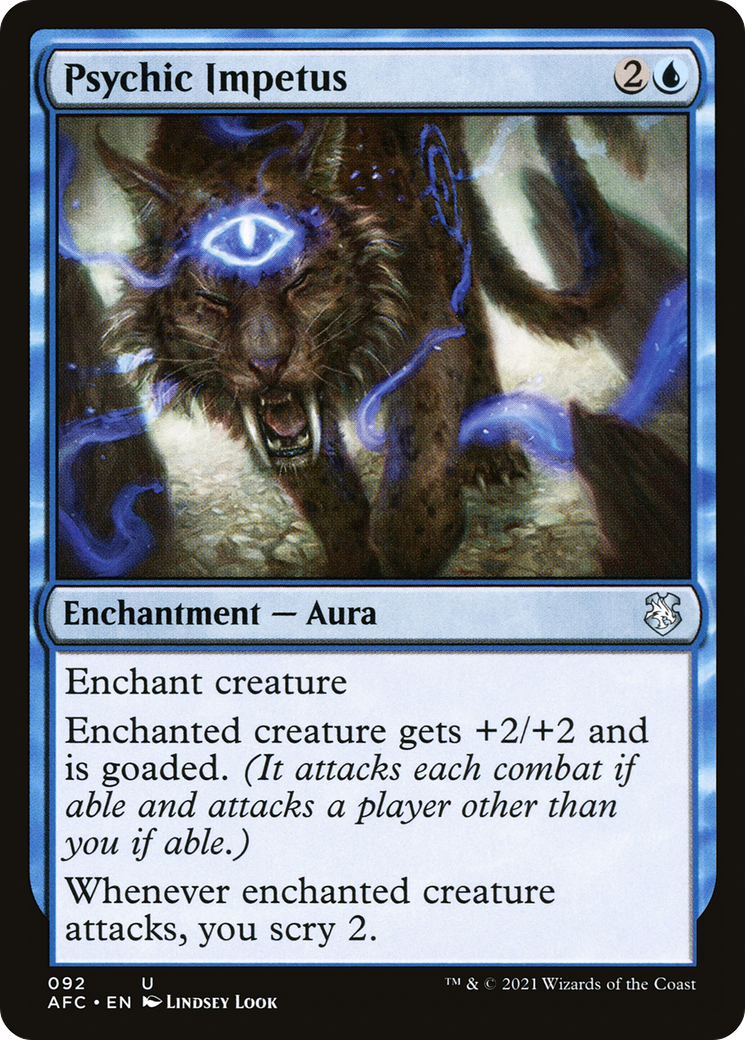 Image of Psychic Impetus (AFC-092) - Forgotten Realms Commander