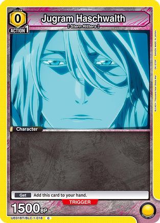 Image of Jugram Haschwalth (018) (Box Topper Foil) (UE01BT/BLC-1-018) - UE01BT BLEACH ThousandYear Blood War Foil