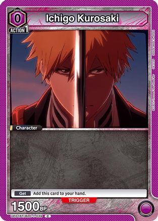 Image of Ichigo Kurosaki (039) (Box Topper Foil) (UE01BT/BLC-1-039) - UE01BT BLEACH ThousandYear Blood War Foil