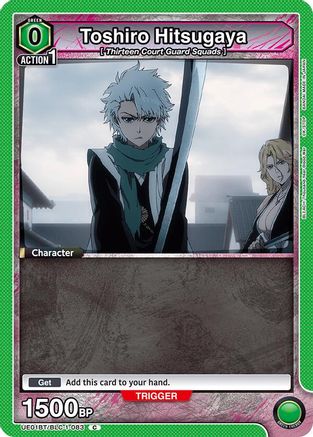 Image of Toshiro Hitsugaya (083) (Box Topper Foil) (UE01BT/BLC-1-083) - UE01BT BLEACH ThousandYear Blood War Foil