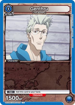 Image of Genthru (020) (Box Topper Foil) (UE02BT/HTR-1-020) - UE02BT HUNTER X HUNTER Foil