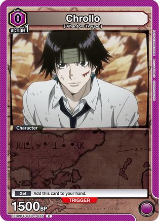 Image of Chrollo (035) (Box Topper Foil) (UE02BT/HTR-1-035) - UE02BT HUNTER X HUNTER Foil