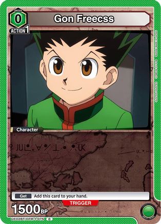 Image of Gon Freecss (075) (Box Topper Foil) (UE02BT/HTR-1-075) - UE02BT HUNTER X HUNTER Foil