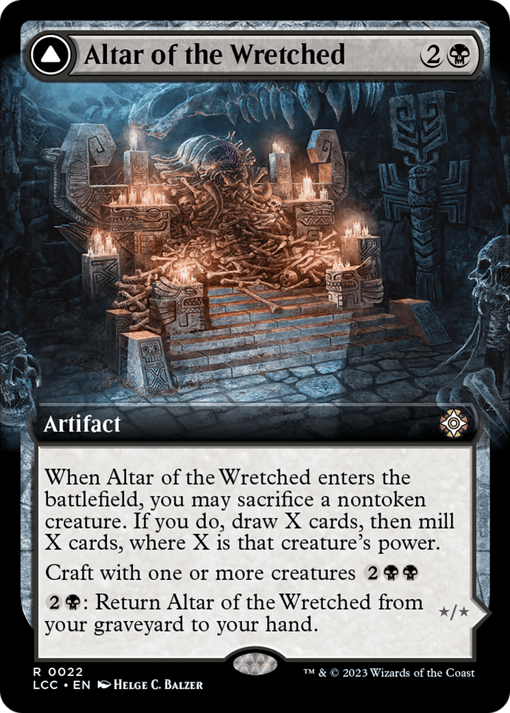 Image of Altar of the Wretched (Extended Art) (LCC-022) - The Lost Caverns of Ixalan Commander: (Extended Art) Foil