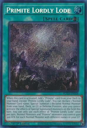 Image of Primite Lordly Lode (ROTA-EN058) - Rage of the Abyss 1st Edition