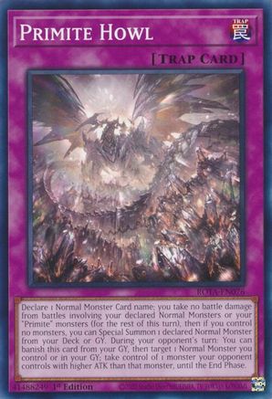 Image of Primite Howl (ROTA-EN076) - Rage of the Abyss 1st Edition