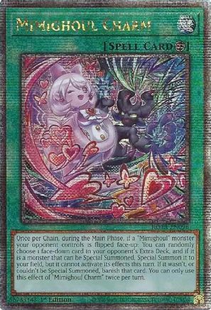 Image of Mimighoul Charm (Quarter Century Secret Rare) (ROTA-EN096) - Rage of the Abyss 1st Edition