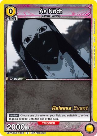 Image of As Nodt (002) (UEPR/BLC-1-002) - UE01BT BLEACH ThousandYear Blood War Release Event Cards