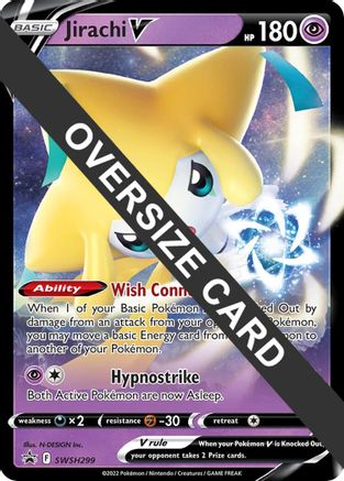 Image of Jirachi V SWSH299  Jumbo Cards - Promo