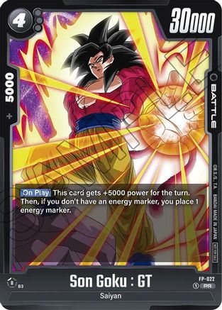 Image of Son Goku : GT - FP-022 (FP-022) - Fusion World Promotion Cards and Packs Holofoil