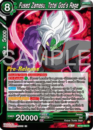 Image of Fused Zamasu, Total God's Rage (BT26-082) - Ultimate Advent PreRelease Cards
