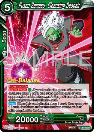 Image of Fused Zamasu, Cleansing Despair (BT26-085) - Ultimate Advent PreRelease Cards