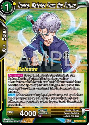 Image of Trunks, Watcher From the Future (BT26-105) - Ultimate Advent PreRelease Cards