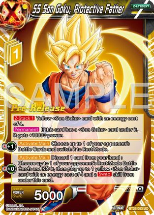 Image of SS Son Goku, Protective Father (BT26-093) - Ultimate Advent PreRelease Cards