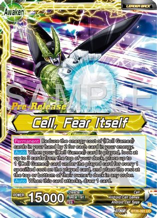 Image of Cell // Cell, Fear Itself (BT26-091) - Ultimate Advent PreRelease Cards