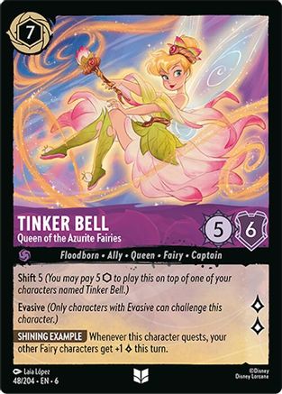 Image of Tinker Bell - Queen of the Azurite Fairies (48/204) - Azurite Sea