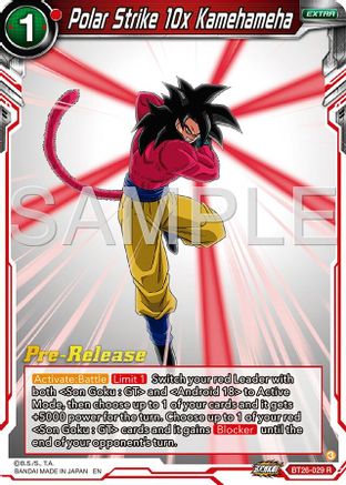 Image of Polar Strike 10x Kamehameha (BT26-029) - Ultimate Advent PreRelease Cards