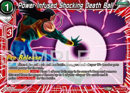 Image of Power-Infused Shocking Death Ball (BT26-007) - Ultimate Advent PreRelease Cards