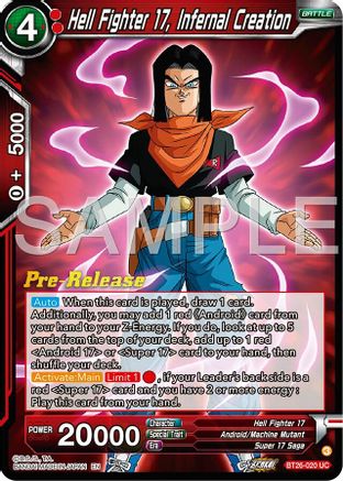 Image of Hell Fighter 17, Infernal Creation (BT26-020) - Ultimate Advent PreRelease Cards