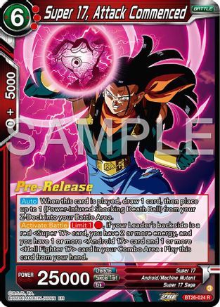 Image of Super 17, Attack Commenced (BT26-024) - Ultimate Advent PreRelease Cards