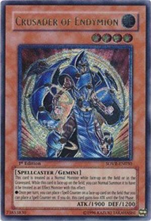 Image of Crusader of Endymion (UTR) (SOVR-EN030) - Stardust Overdrive 1st Edition