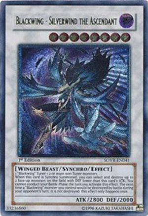 Image of Blackwing - Silverwind the Ascendant (UTR) (SOVR-EN041) - Stardust Overdrive Unlimited